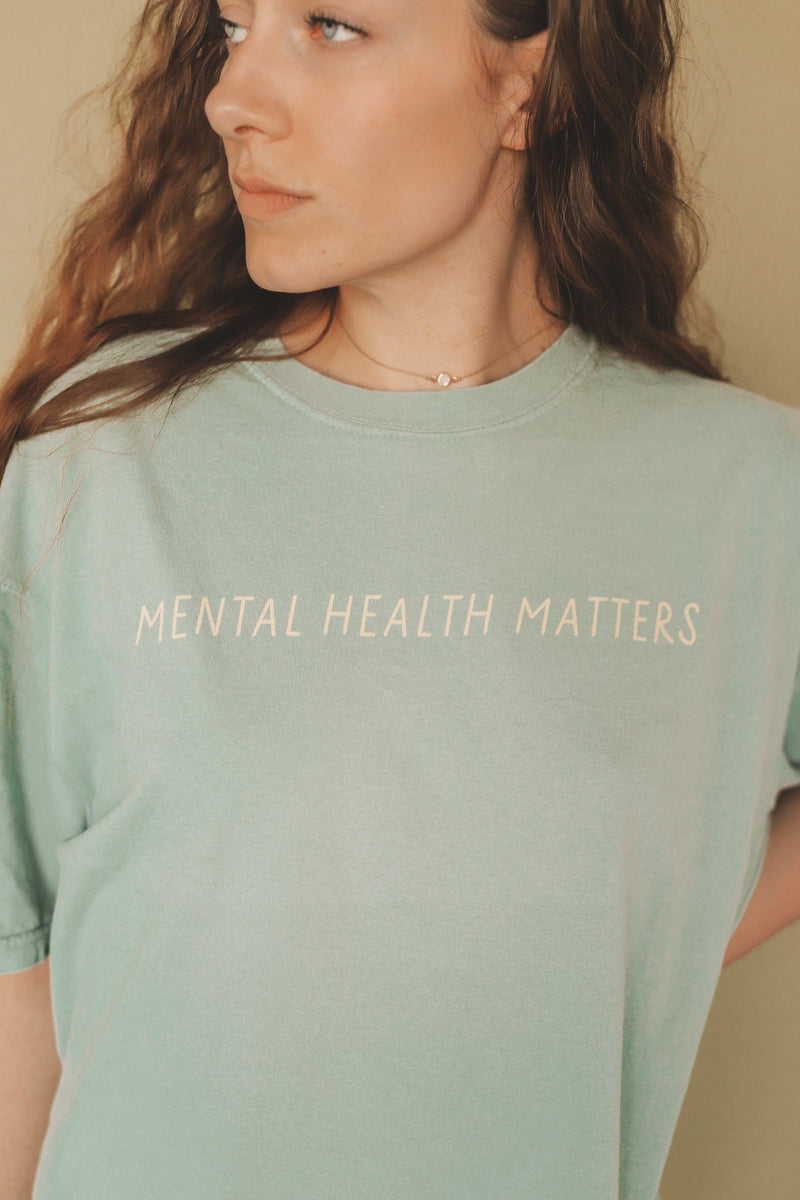 Kids Mental Health Matters T Shirt Green Shirt Brain Disorder 