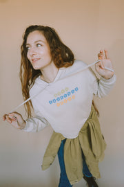 MAKE YOURSELF PROUD CROPPED HOODIE