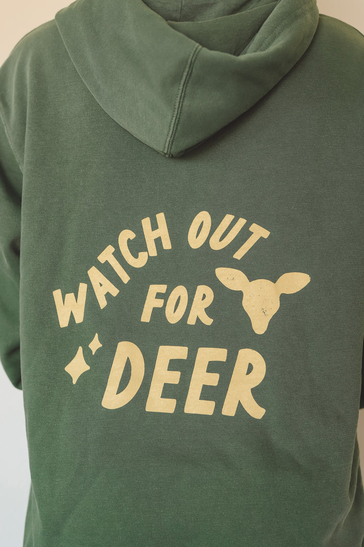 WATCH OUT FOR DEER HOODIE - CLEARANCE